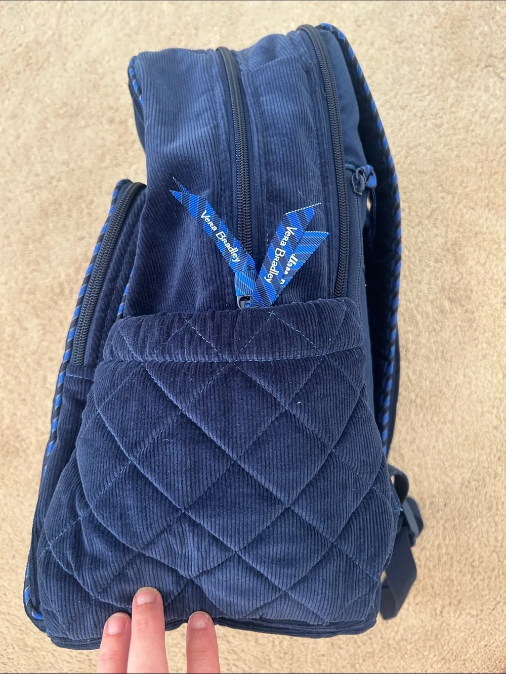 Vera Bradley quilted corduroy